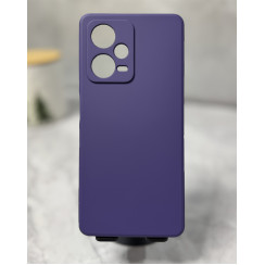 Силиконовый чехол Soft Touch для Xiaomi Redmi Note 12 Pro 5G Фиолетовый