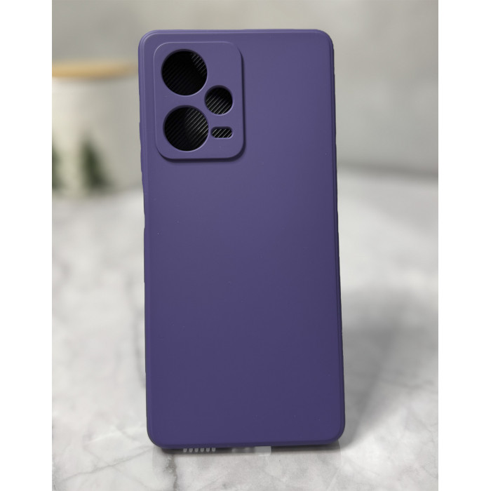 Силиконовый чехол Soft Touch для Xiaomi Redmi Note 12 Pro 5G Фиолетовый