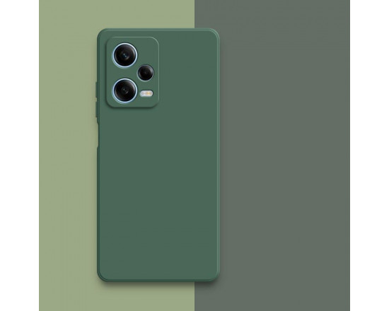 Силиконовый чехол Soft Touch для Xiaomi Poco X5 5G Тёмно-зеленый