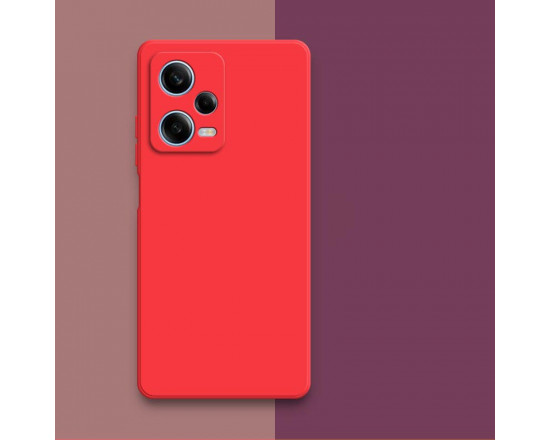 Силиконовый чехол Soft Touch для Xiaomi Redmi Note 12 Pro 5G Красный