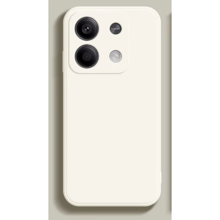 Силиконовый чехол Soft Touch для Xiaomi Redmi Note 13 Pro 5G Молочный