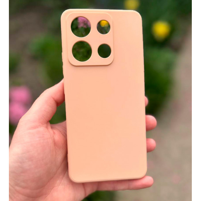 Силиконовый чехол Soft Touch для Xiaomi Redmi Note 13 Pro 5G Персиковый