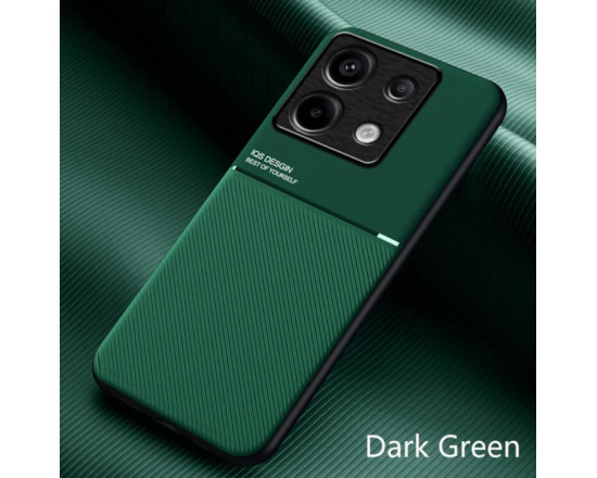 Силиконовый чехол IQS Design для Xiaomi Redmi Note 13 Pro 5G Зелёный