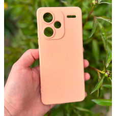 Силиконовый чехол Soft Touch для Xiaomi Redmi Note 13 Pro+ 5G Розовый