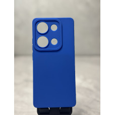 Силиконовый чехол Pro Camera для Xiaomi Redmi Note 14s Тёмно-синий