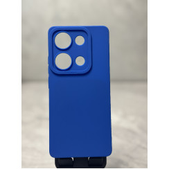 Силиконовый чехол Pro Camera для Xiaomi Redmi Note 14s Тёмно-синий