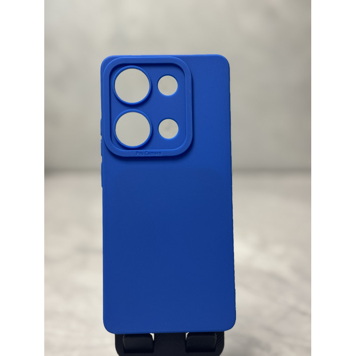 Силиконовый чехол Pro Camera для Xiaomi Redmi Note 14s Тёмно-синий