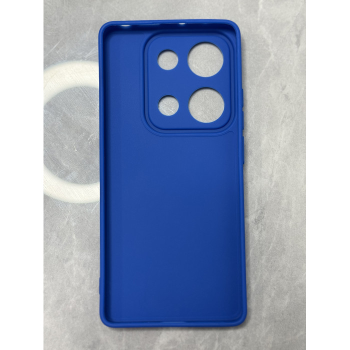 Силиконовый чехол Pro Camera для Xiaomi Redmi Note 14s Тёмно-синий