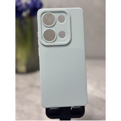 Силиконовый чехол Pro Camera для Xiaomi Redmi Note 14s Голубой