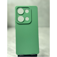 Силиконовый чехол Pro Camera для Xiaomi Redmi Note 14s Зеленый