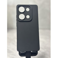 Силиконовый чехол Pro Camera для Xiaomi Redmi Note 14s Чёрный