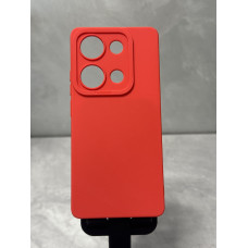 Силиконовый чехол Pro Camera для Xiaomi Redmi Note 14s Красный
