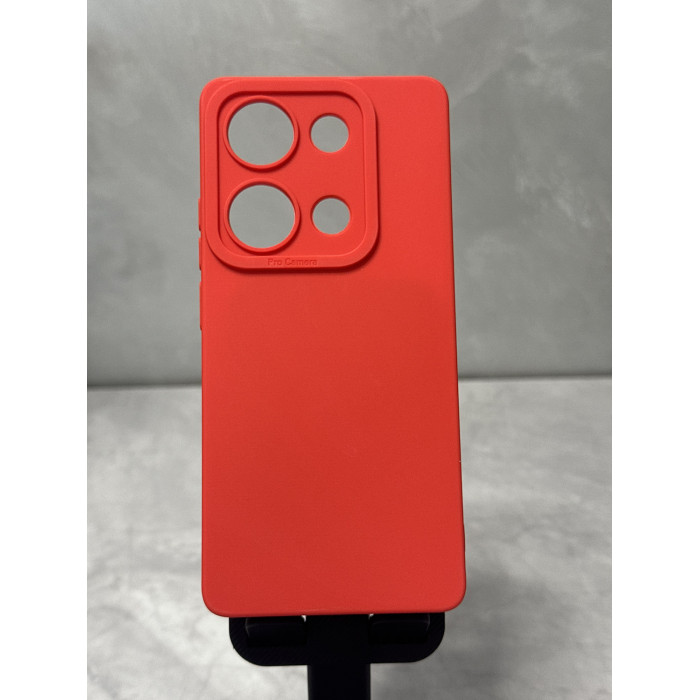 Силиконовый чехол Pro Camera для Xiaomi Redmi Note 14s Красный