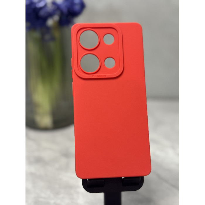 Силиконовый чехол Pro Camera для Xiaomi Redmi Note 14s Красный