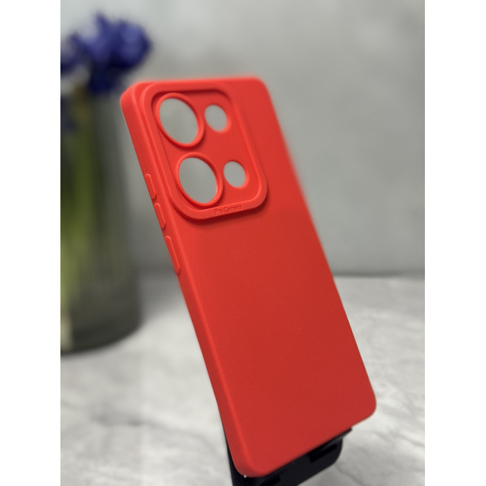 Силиконовый чехол Pro Camera для Xiaomi Redmi Note 14s Красный