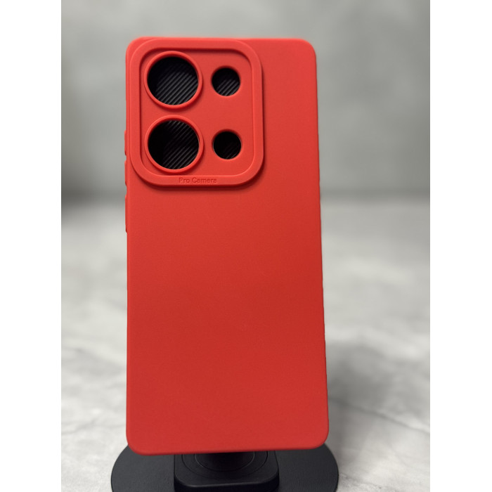 Силиконовый чехол Pro Camera для Xiaomi Redmi Note 14s Красный