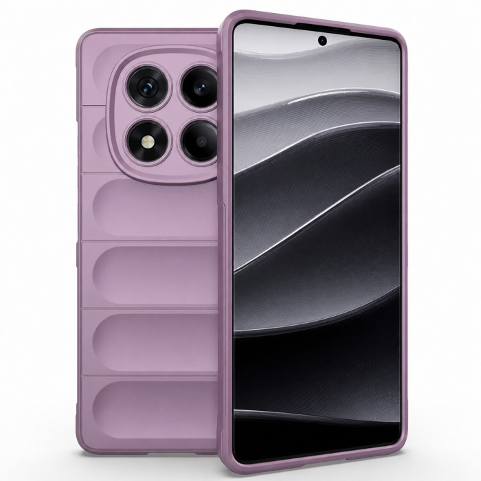 Силіконовий протиударний чохол для Xiaomi Redmi Note 14 Pro+ 5G Лавандовий