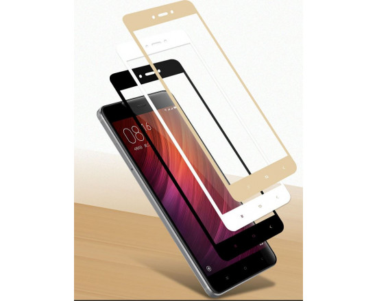 Захисне скло Mocolo з повним покриттям для телефону Xiaomi RedMi Note 4/Pro (золоте)