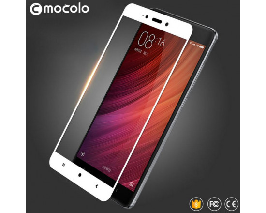 Захисне скло Mocolo з повним покриттям для телефону Xiaomi RedMi Note 4/Pro (золоте)