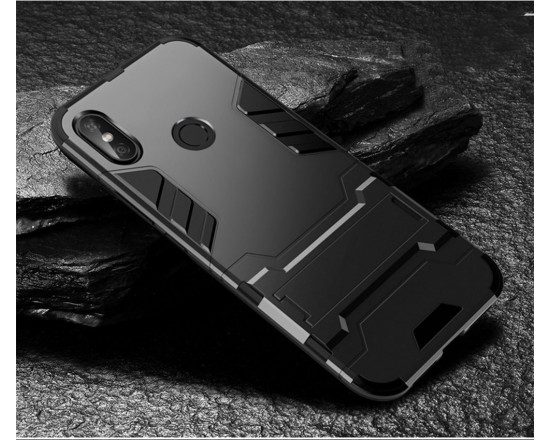 IronMan ультратонкий защитный бампер для Xiaomi Redmi Note 5 Черный
