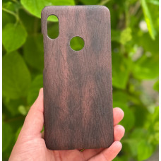 Пластиковый бампер под дерево для Xiaomi Redmi Note 5 Темно-коричневый