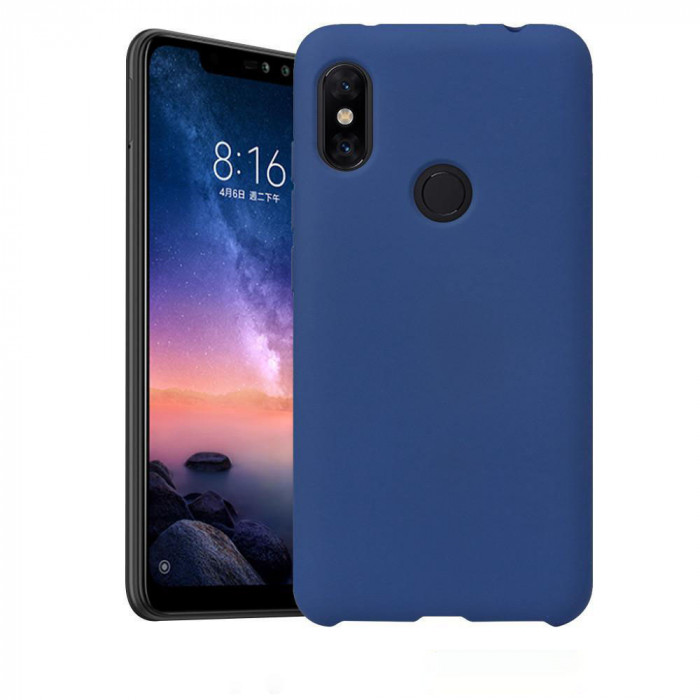 Силіконовий чохол Soft Touch для Xiaomi Redmi Note 8 Синій