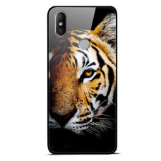 Глянцевый силиконовый бампер для Xiaomi Redmi Note 6 Pro Tiger