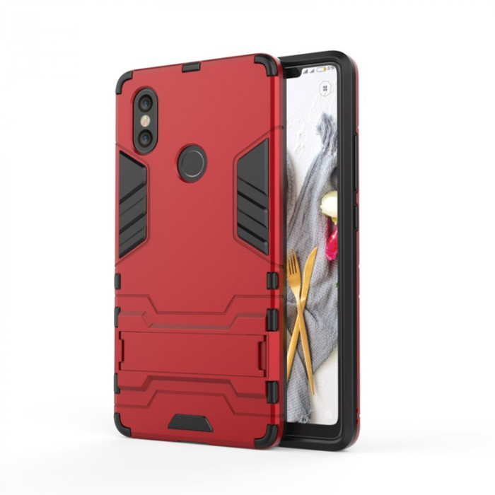 IronMan ультратонкий защитный бампер для Xiaomi Redmi Note 6 Pro Красный