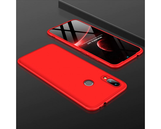 Матовий захисний чохол GKK 360° для Xiaomi Redmi 7 Червоний