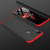 Матовый защитный чехол GKK 360° для Xiaomi Redmi 7 Чёрно-красный