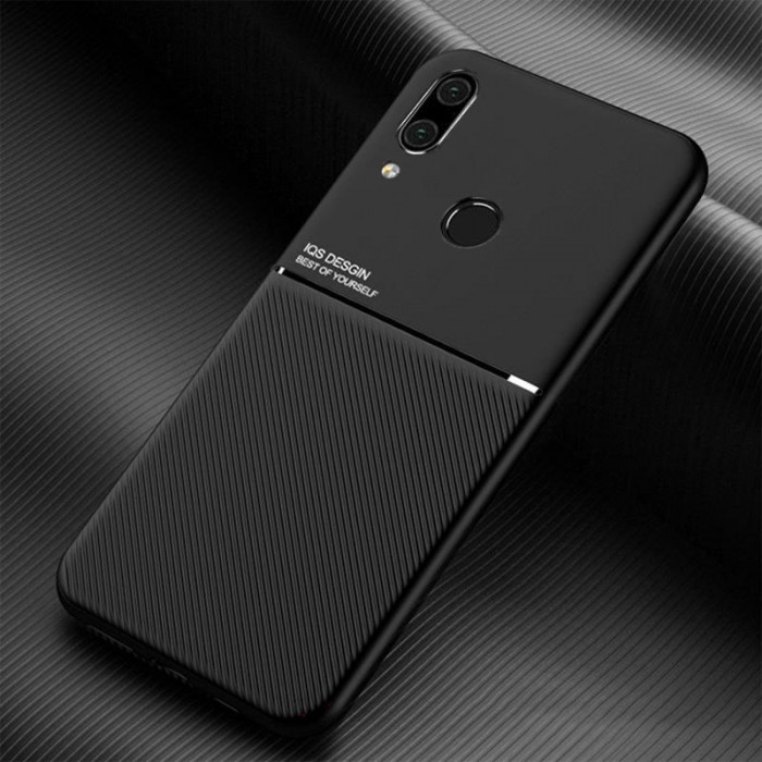 Силиконовый чехол IQS Design для Xiaomi Redmi Note 7 Черный