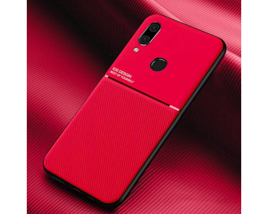 Силиконовый чехол IQS Design для Xiaomi Redmi Note 7 Красный