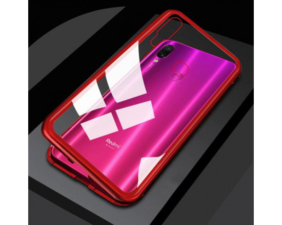 Защитный магнитный чехол для Xiaomi Redmi 7 Красный