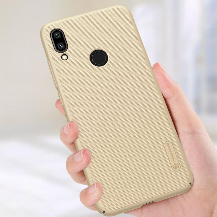 Чехол бампер Nillkin Frosted shield для Xiaomi Redmi 7 Золотой