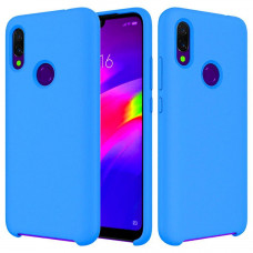 Силіконовий чохол Silky Touch для Xiaomi Redmi Note 7 Синій