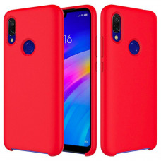 Силіконовий чохол Silky Touch для Xiaomi Redmi Note 7 Червоний