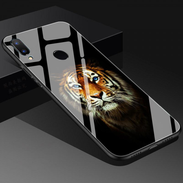 Глянцевий силіконовий бампер для Xiaomi Redmi 7 Тигр