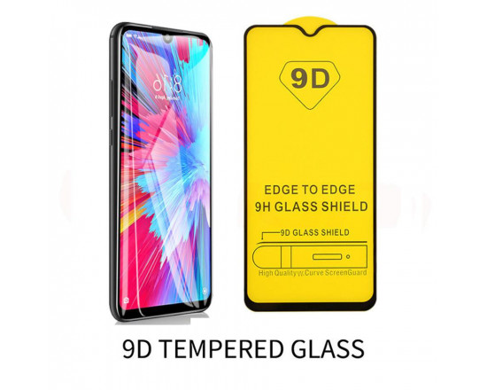Защитное стекло Full Glue 9D с полным покрытием для Xiaomi Redmi Note 8