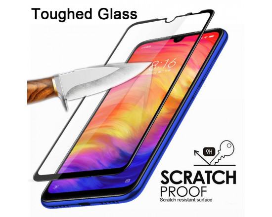 Защитное стекло Full Glue 9D с полным покрытием для Xiaomi Redmi Note 9s/Pro