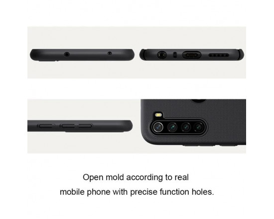 Чехол бампер Nillkin Frosted shield для Xiaomi Redmi Note 8T Черный