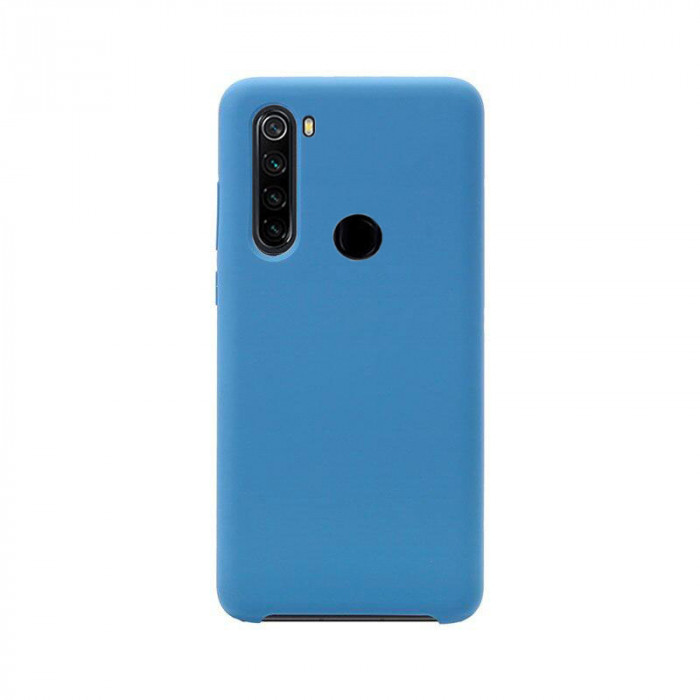 Силиконовый чехол Soft Touch для Xiaomi Redmi Note 8 Голубой