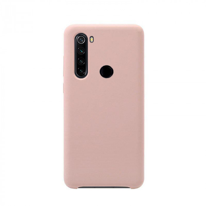 Силиконовый чехол Soft Touch для Xiaomi Redmi Note 8 Розовый