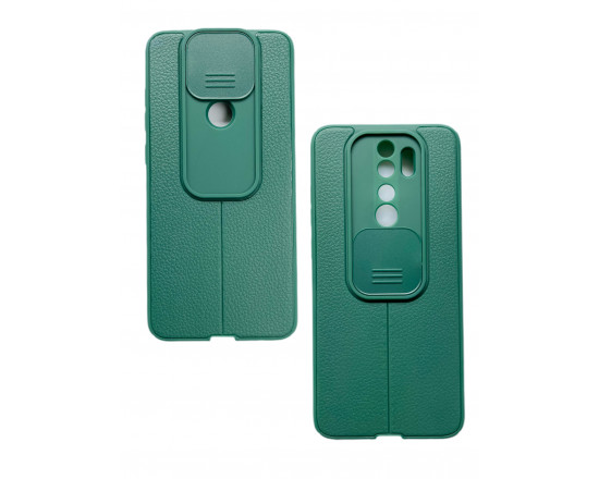 Силіконовий бампер із захистом для камери для Xiaomi Redmi Note 8 Pro Зелений