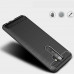 Силиконовый бампер Ipaky с карбоновыми вставками для Xiaomi Redmi 9 - Чёрный