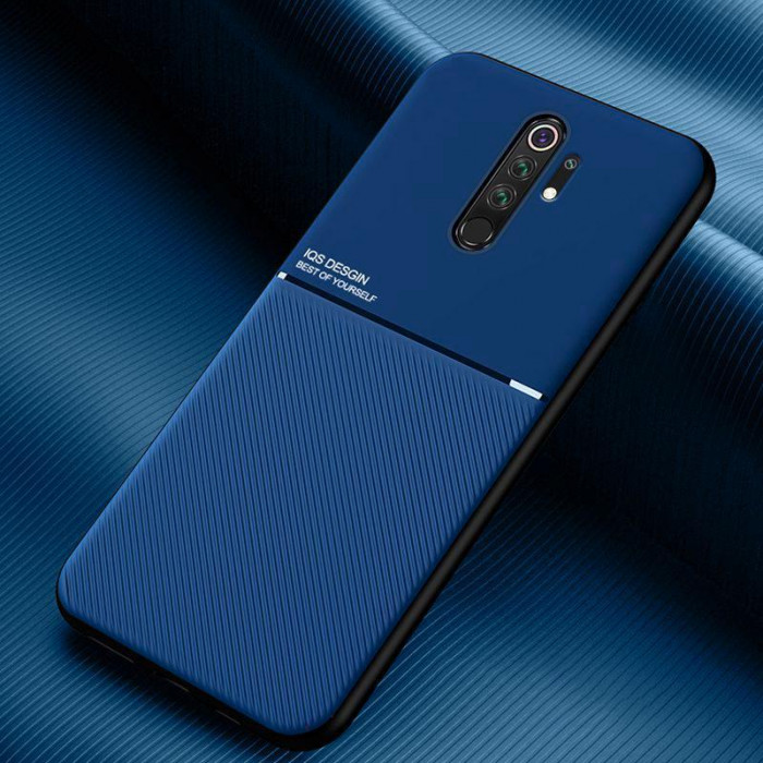 Силіконовий чохол IQS Design для Xiaomi Redmi Note 8 Pro Синій