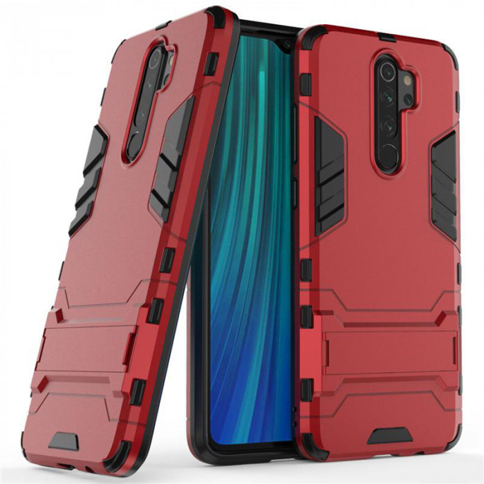 IronMan ультратонкий защитный бампер для Xiaomi Redmi Note 8 Pro Красный