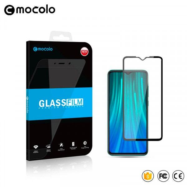 Защитное стекло Mocolo (Full Glue) для телефона Xiaomi Redmi Note 8