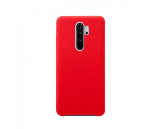Силиконовый чехол Soft Touch для Xiaomi Redmi Note 8 Pro Красный