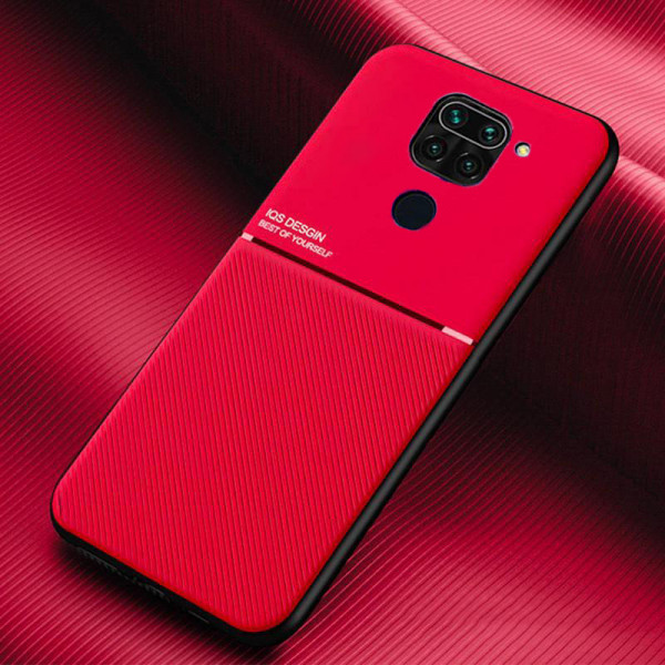 Силиконовый чехол IQS Design для Xiaomi Redmi Note 9 Красный