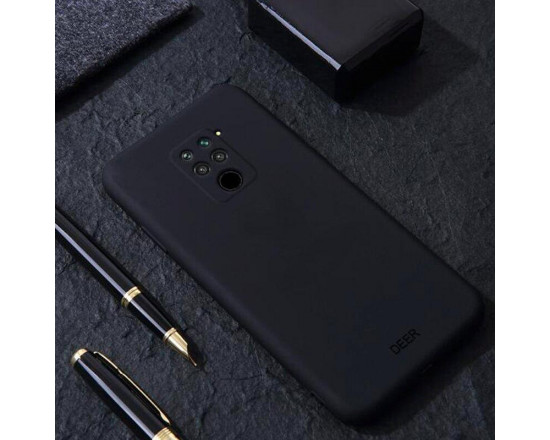 Силіконовий чохол Soft Touch для Xiaomi Redmi Note 9 Чорний